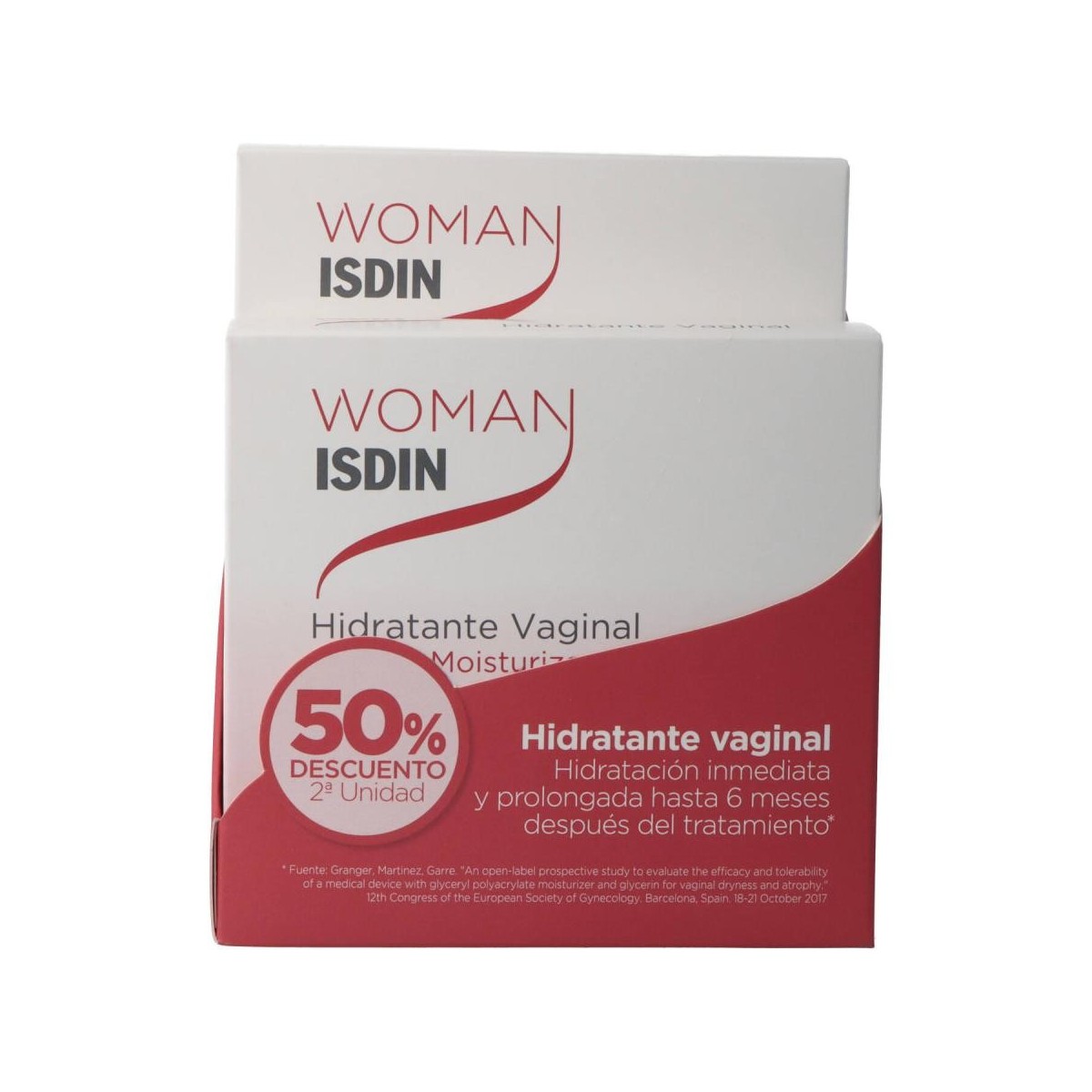 woman isdin hidratante vaginal pack duplo
