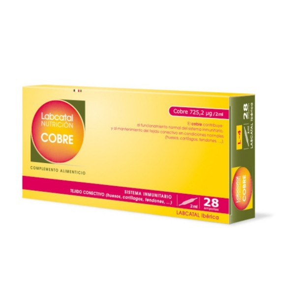 labcatal 4 cobre 28 ampollas
