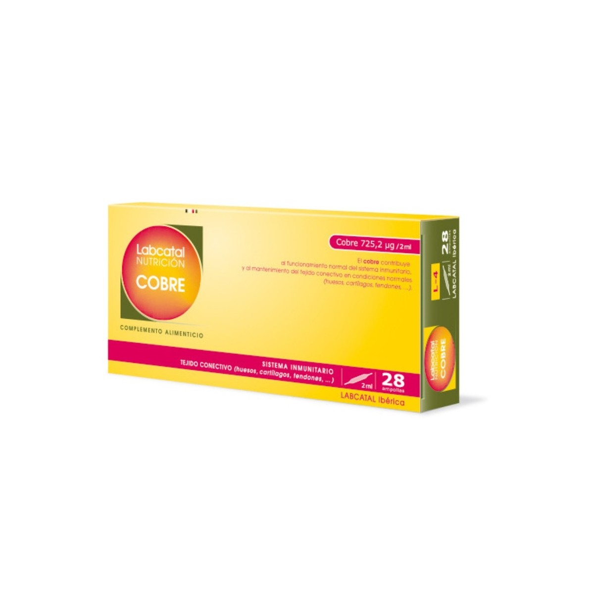 labcatal 4 cobre 28 ampollas