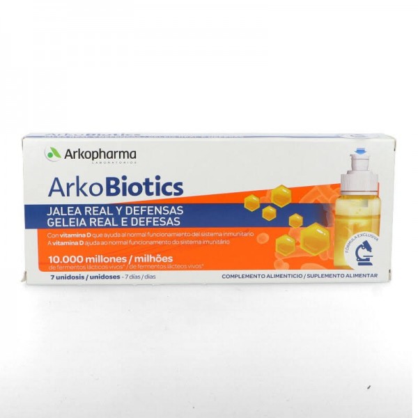 arkobiotics jalea real y defensas adultos 7 unidosis