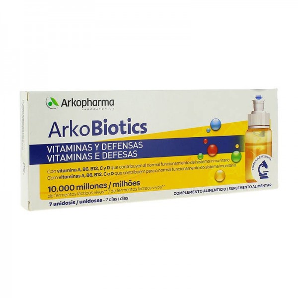 arkoprobiotics vitaminas y defensas adultos 7 unidosis