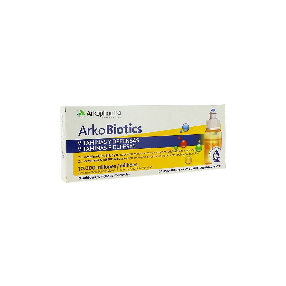 arkoprobiotics vitaminas y defensas adultos 7 unidosis