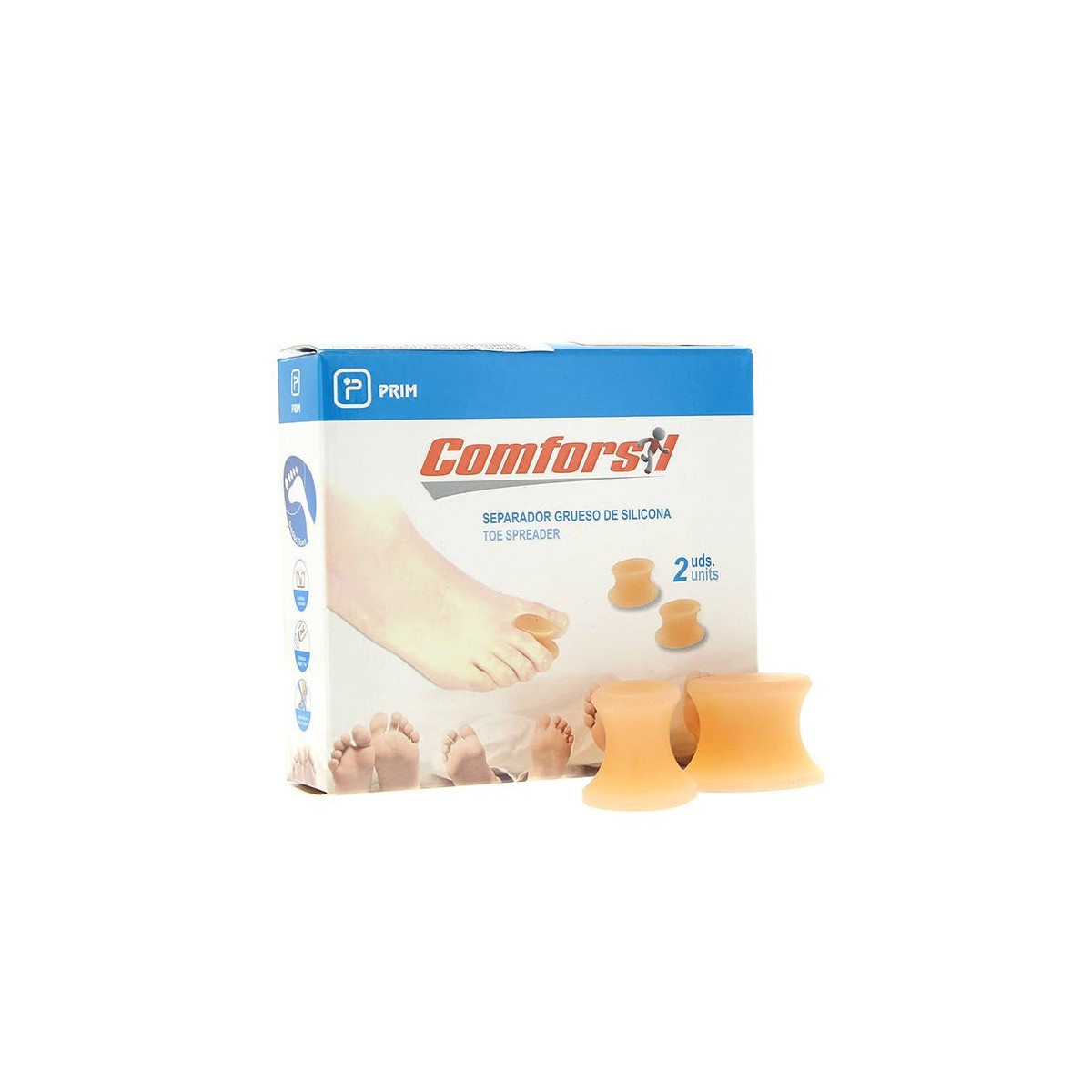 comforsil separador dedos grueso silicona accesorios