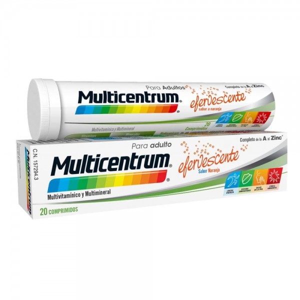 multicentrum 20 comprimidos efervescentes