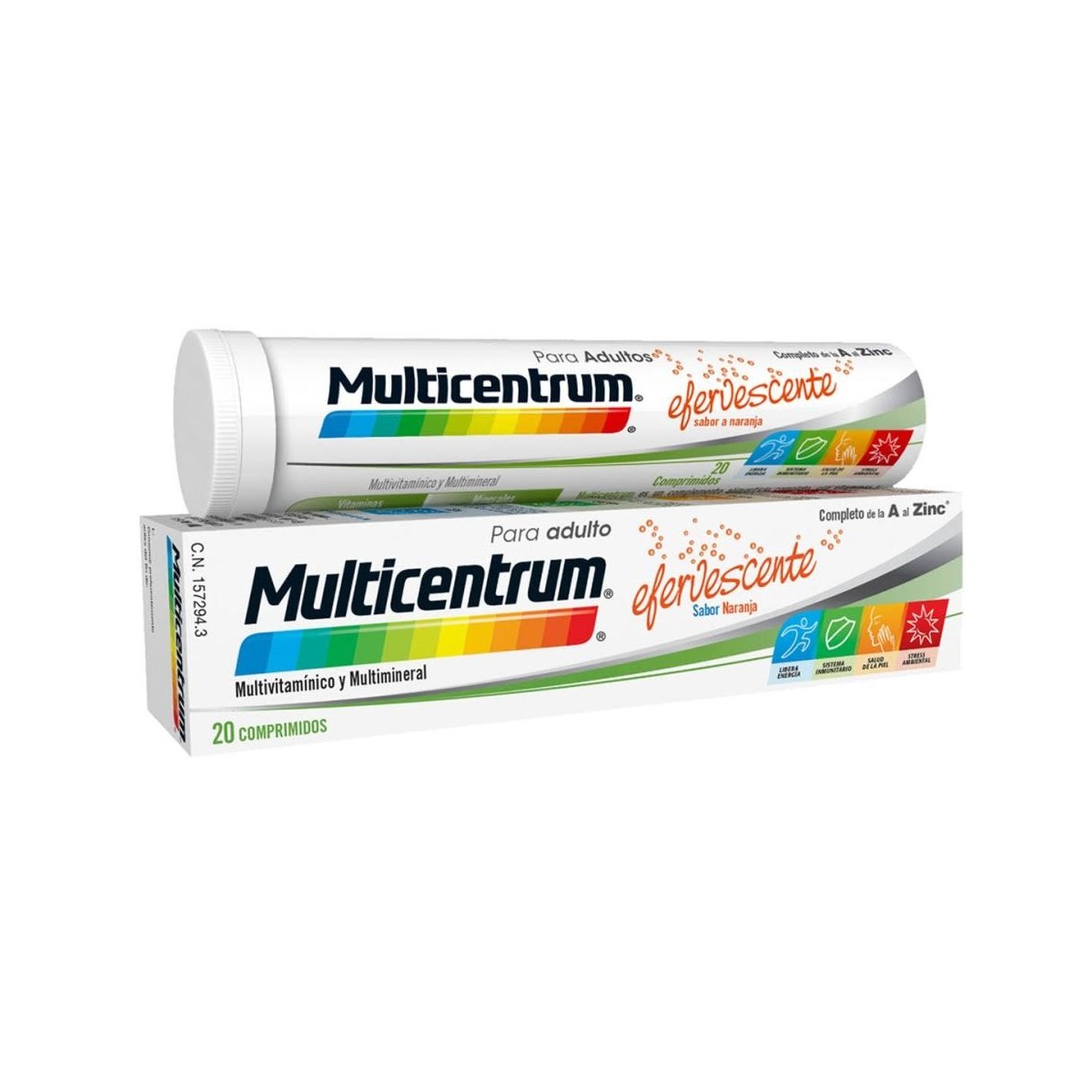 multicentrum 20 comprimidos efervescentes