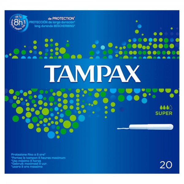 tampon tampax super 20