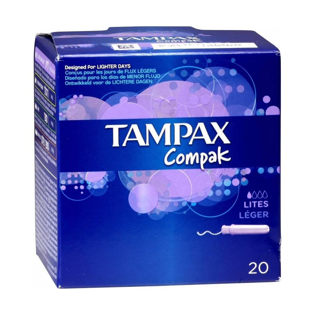 tampax compak tampones lites 20 und
