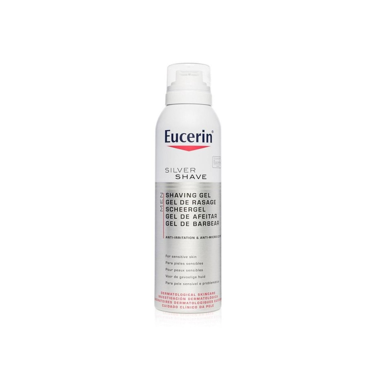eucerin men silver gel de afeitar 150 ml