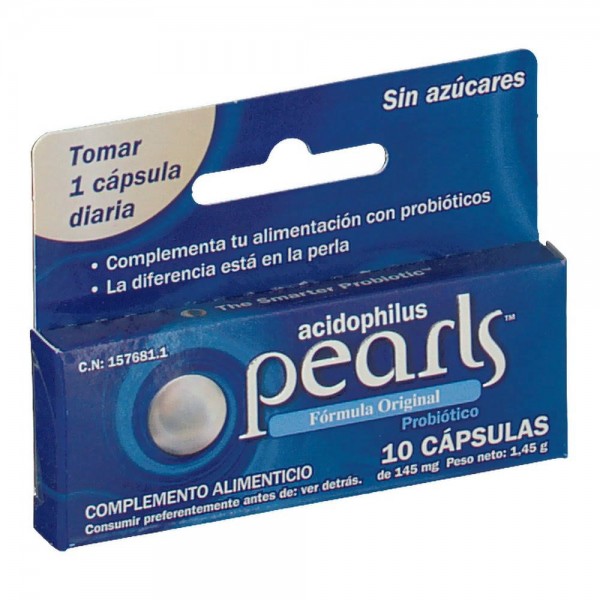 pearls acidophilus 10 capsulas