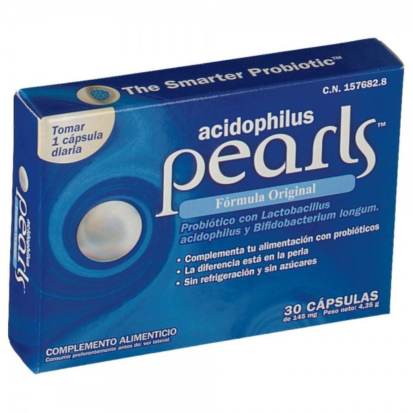 pearls acidophilus 30 capsulas