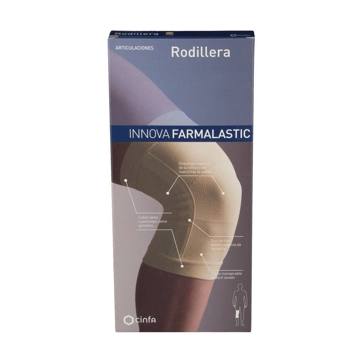 rodillera innova talla grande farmalastic