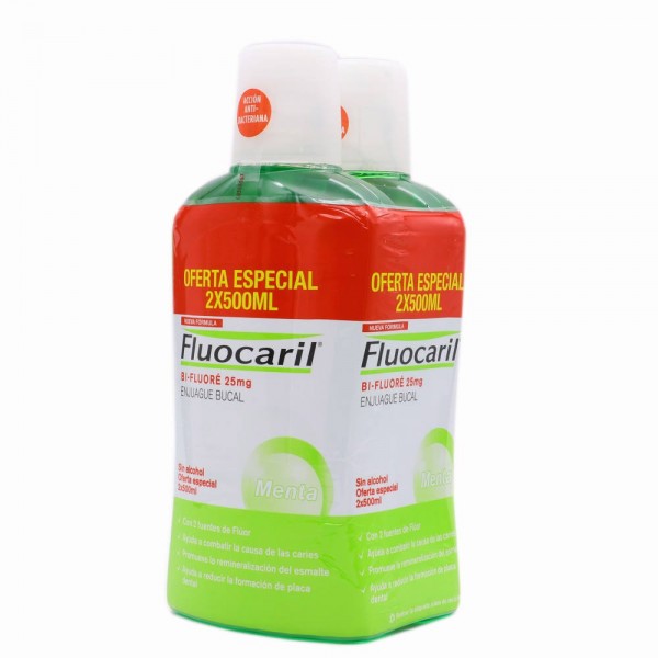 fluocaril bi fluore colutorio 2x500ml