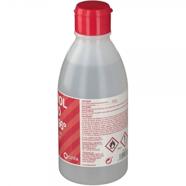 cinfa alcohol 96o 250 ml