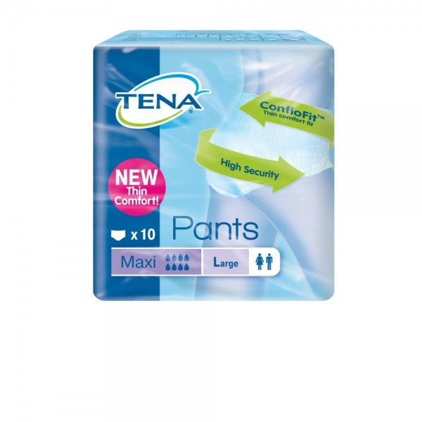 tena pants maxi grande 10 u