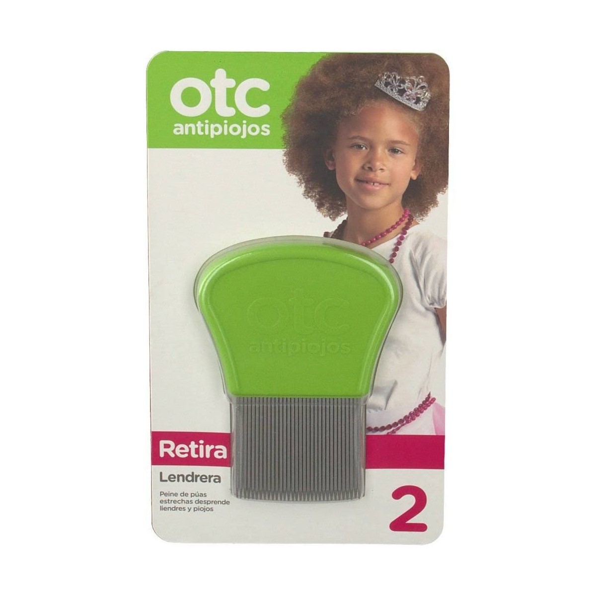 otc antipiojos lendrera peine