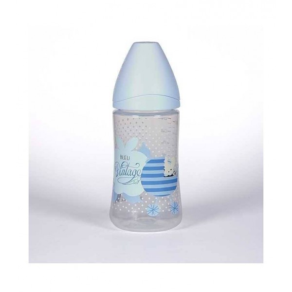 suavinex biberon azul boca ancha 3 posiciones 270ml