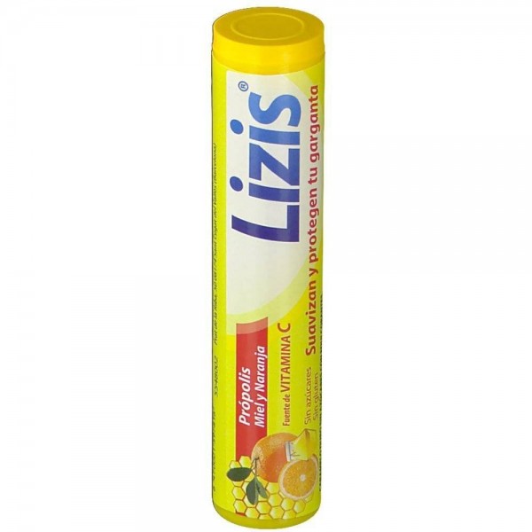 lizis propolis caramelos miel y naranja 12 uni