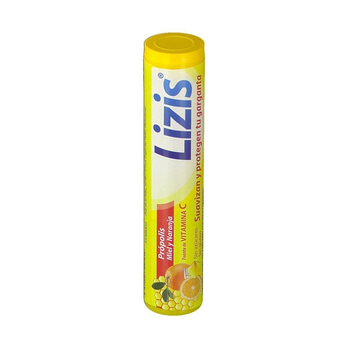 lizis propolis caramelos miel y naranja 12 uni