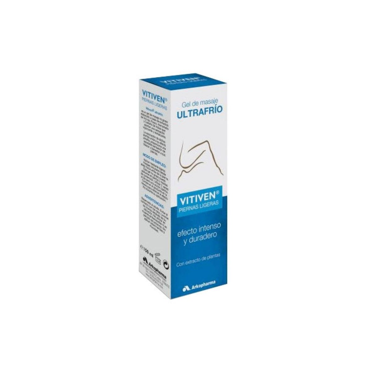 vitiven gel piernas ligeras ultra frio 150 ml