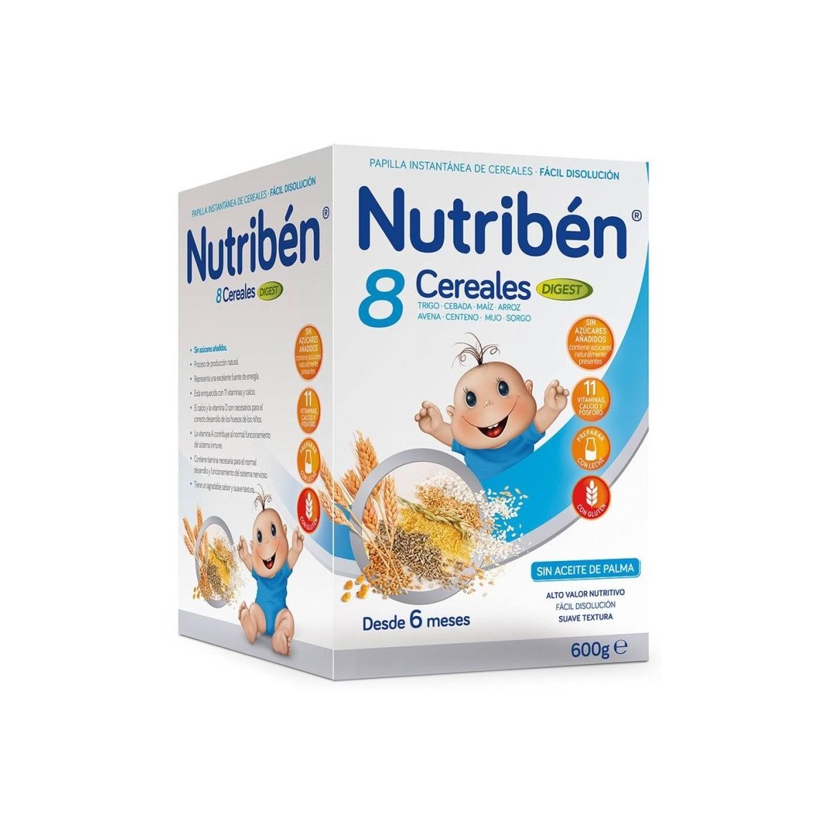 nutriben 8 cereales digest 600 g