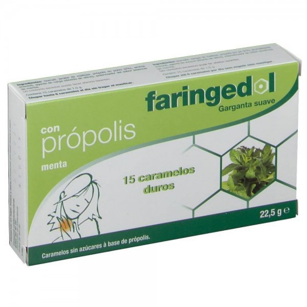faringedol menta 15 caramelos