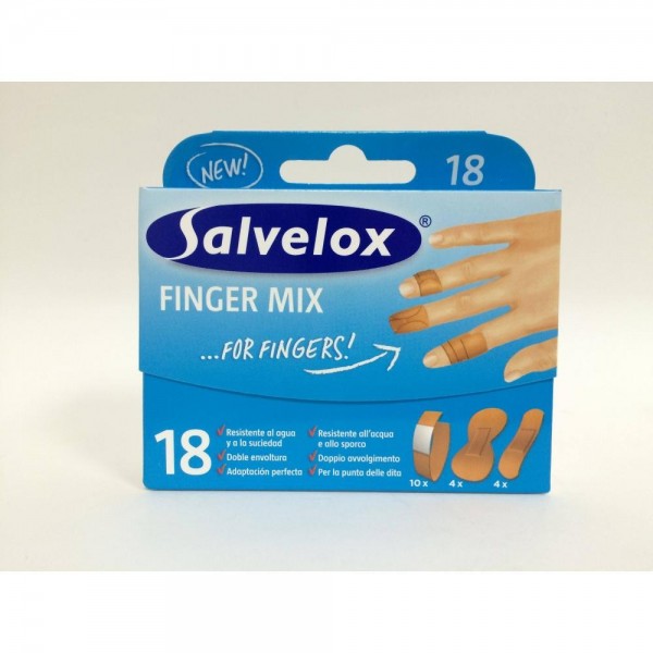 salvelox finger mix 18 tiritas