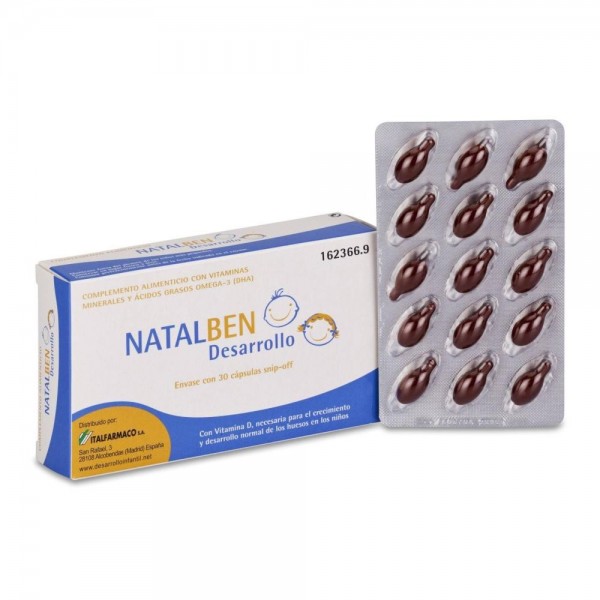 natalben desarrollo 30 capsulas