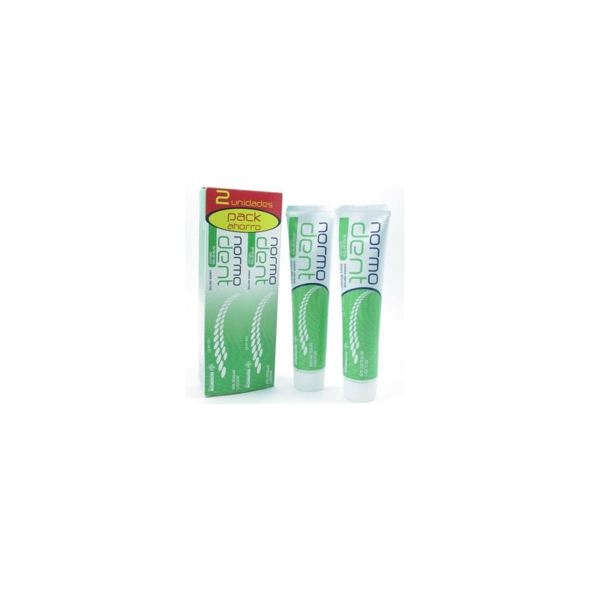 normodent pack duplo pasta anticaries 125ml