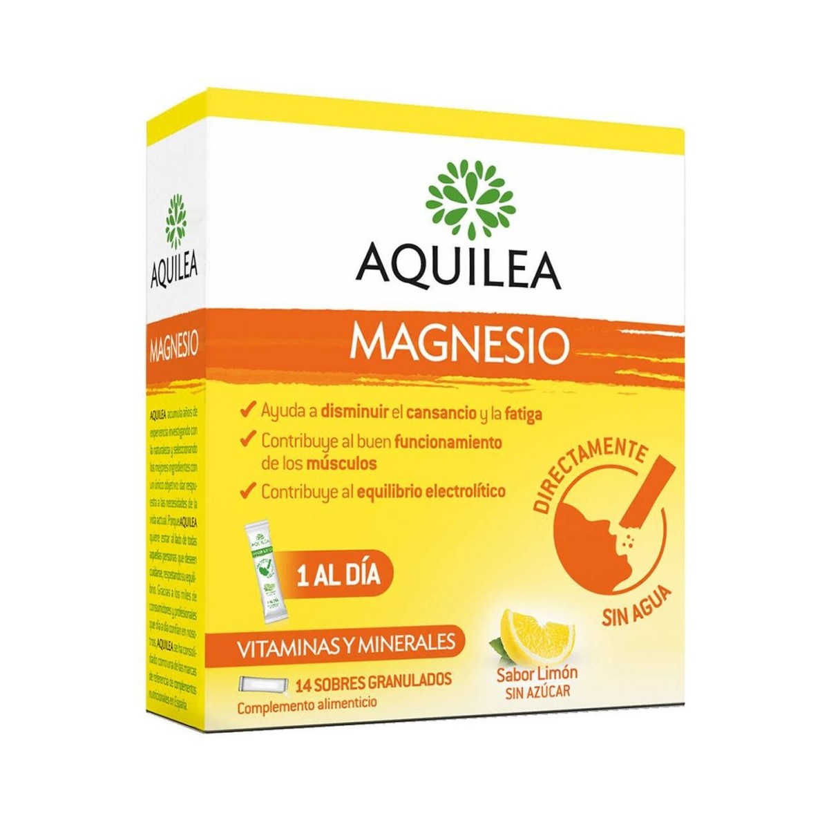 aquilea 14 sobres magnesio granulado