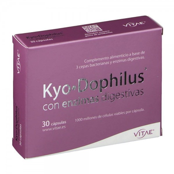 vitae kyo dophilus enzimas 30 capsulas