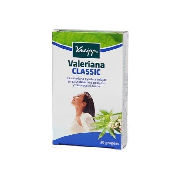 kneipp valeriana classic 30 grageas