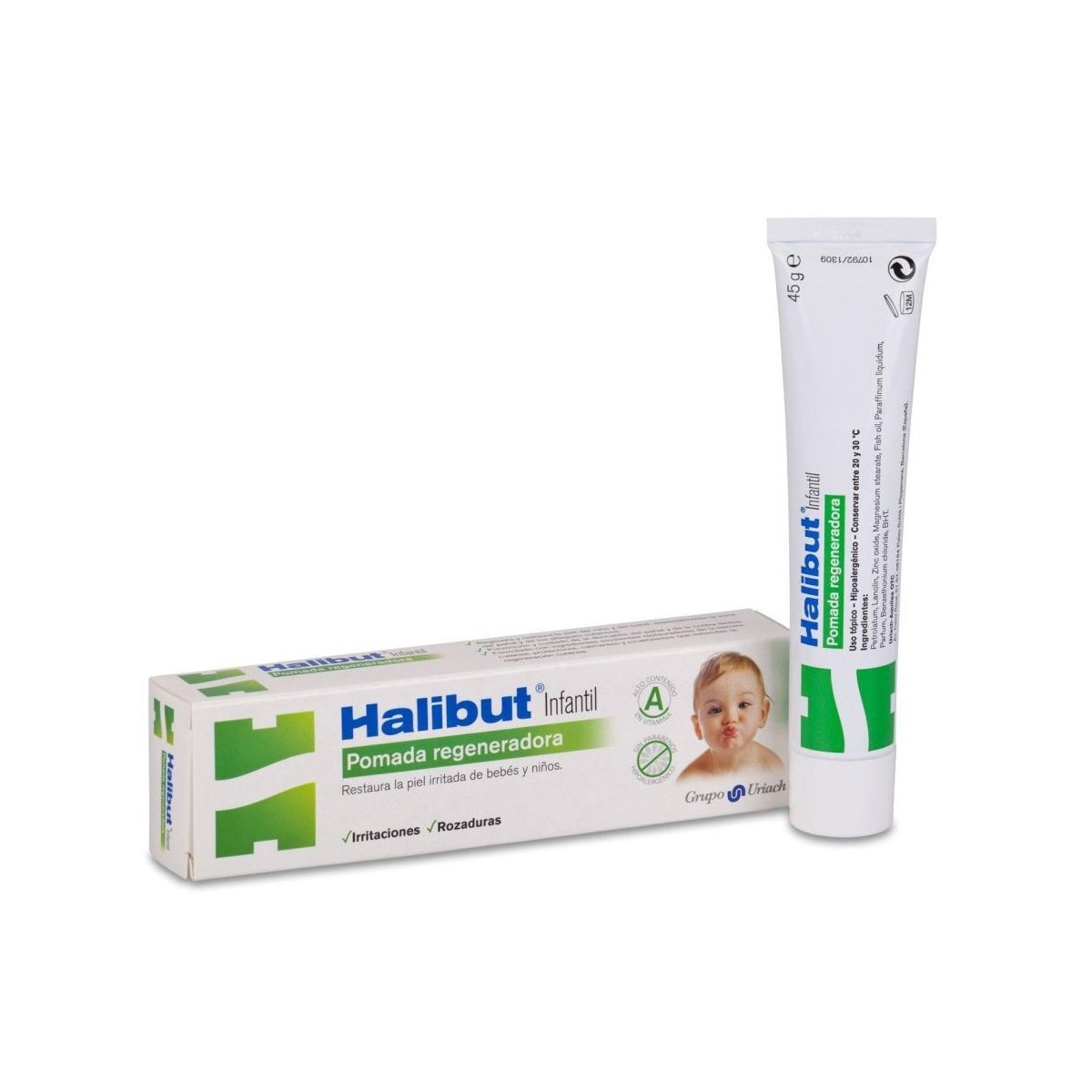 halibut pomada regeneradora infantil 45 g