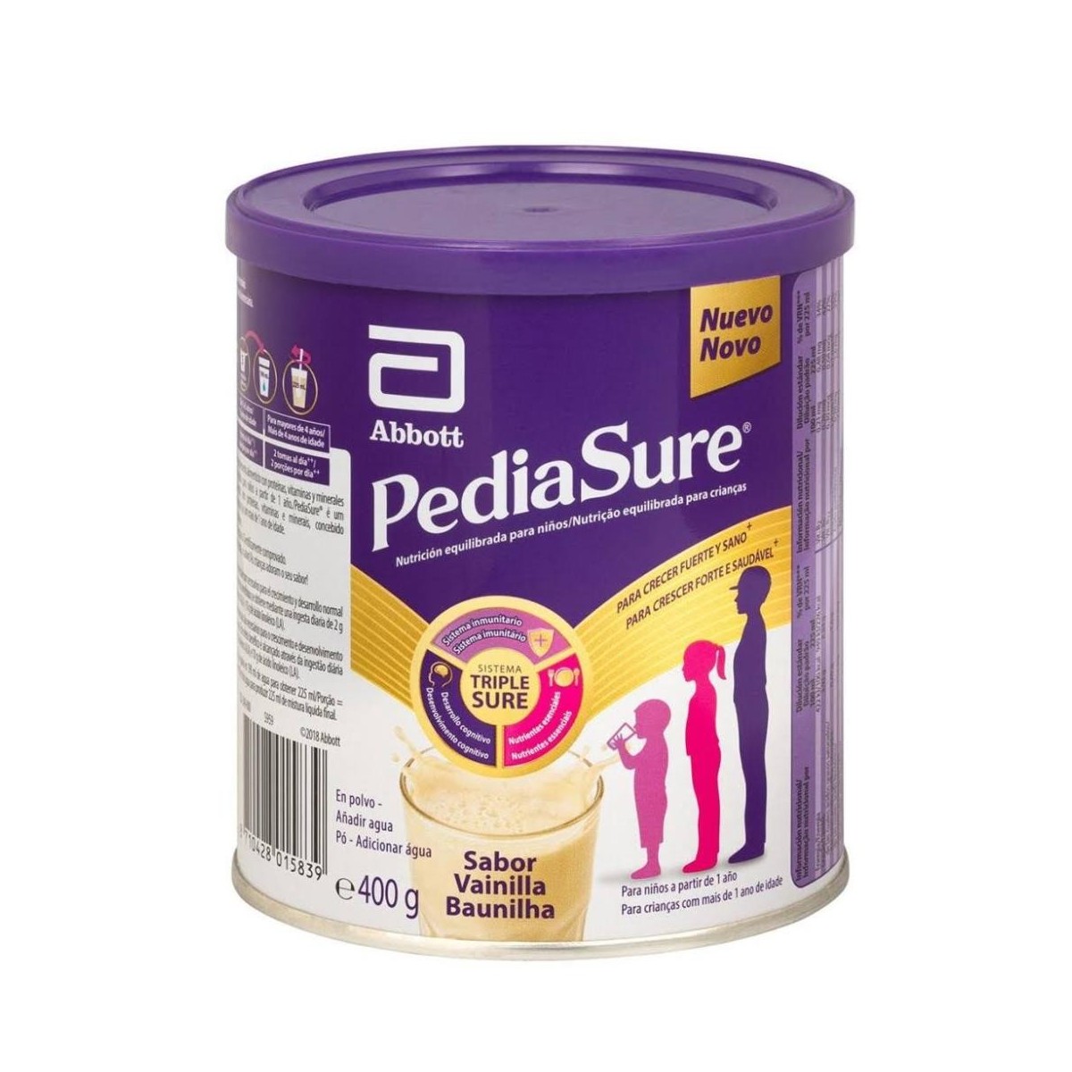 pediasure vainilla 400 g polvo