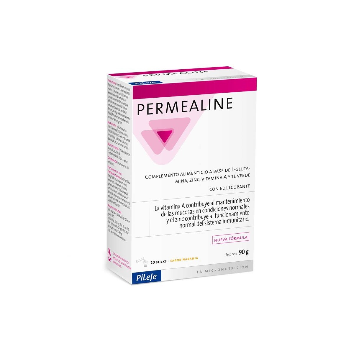 permealine naranja 20 sobres