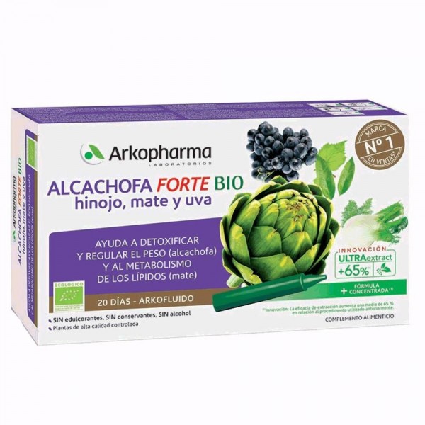 arkopharma arkofluido alcachofa forte 20 ampollas