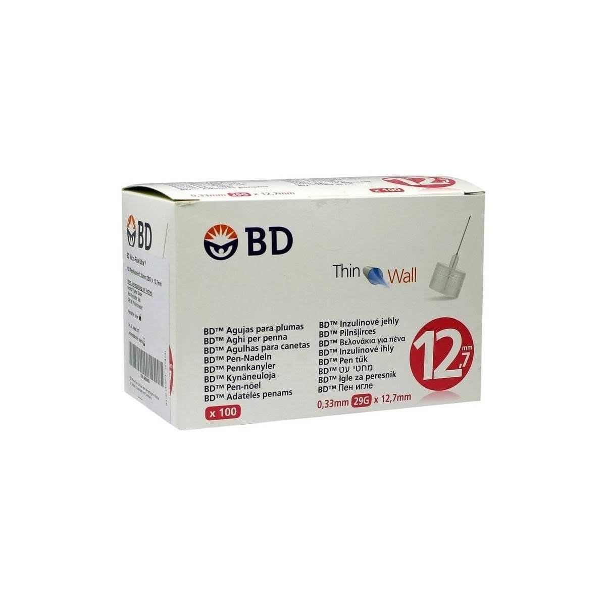 aguja microfbd 033x127 g29x127 100 uds