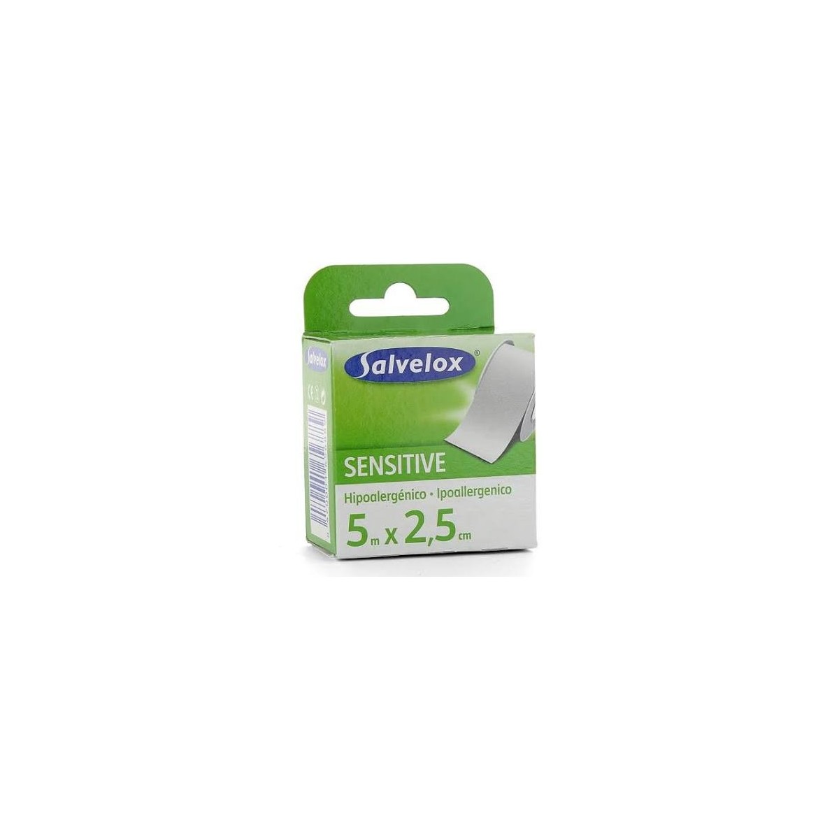 salvelox sensitive esparadrapo 5mx25cm