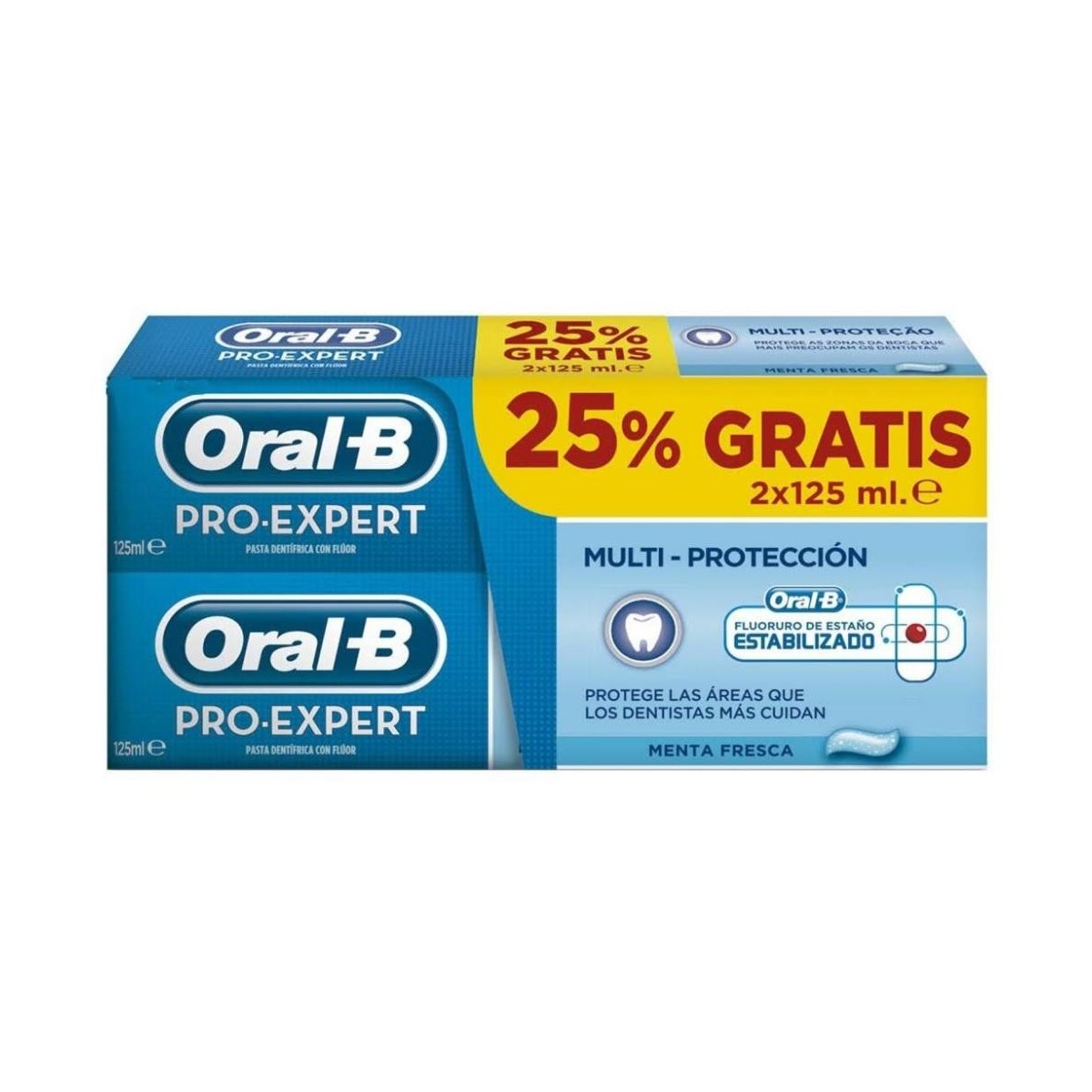 oral b pro expert pasta 2x125ml