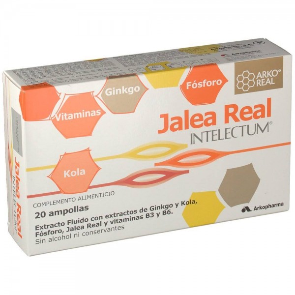 arkoreal jalea real intelectum 20 ampollas
