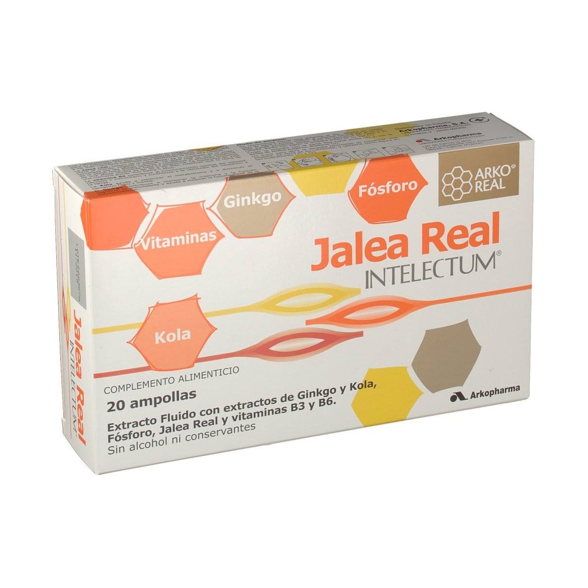 arkoreal jalea real intelectum 20 ampollas