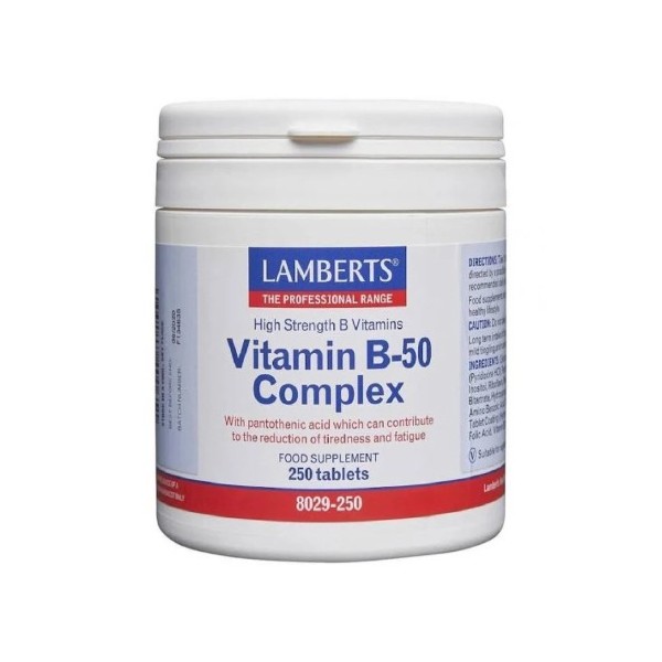lamberts vitamina b 50 complex 60 tabletas