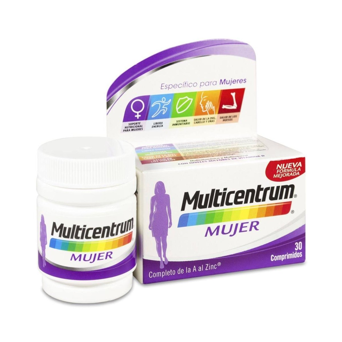 multicentrum mujer 30 comprimidos