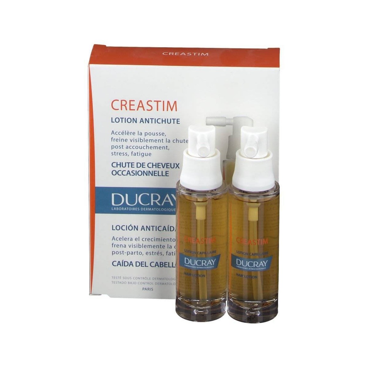 creastim locion 2x30ml ducray