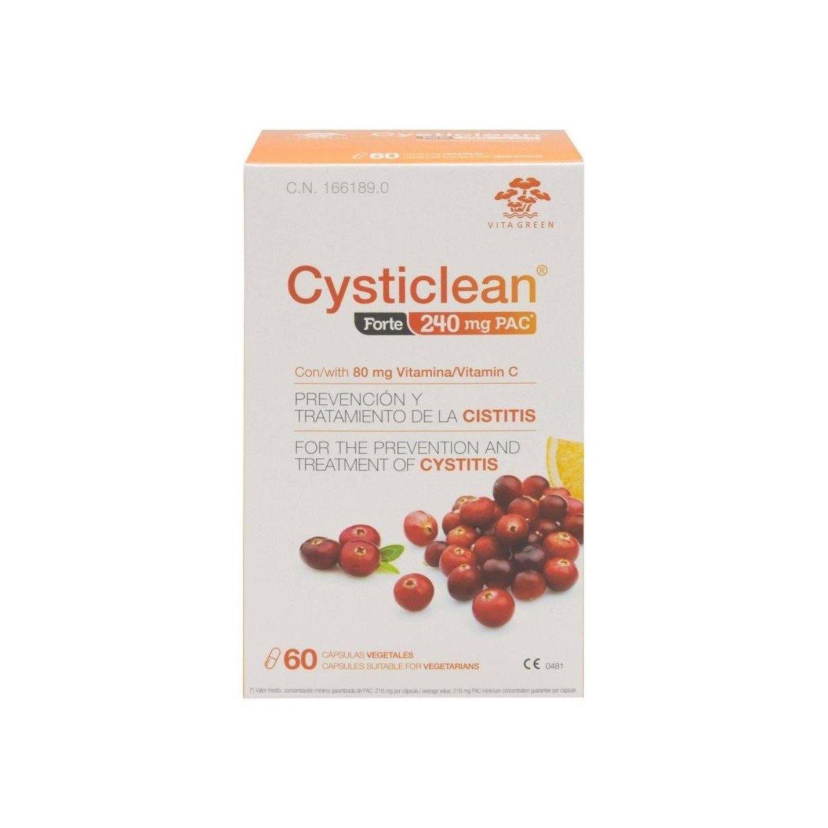 cysticlean forte 60 capsulas