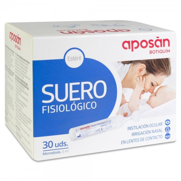 aposan suero fisiologico nasal monodosis 5 ml 30