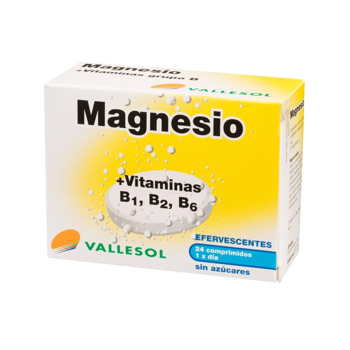 magnesio efervescente vitaminas b vallesol 24 comprimidos