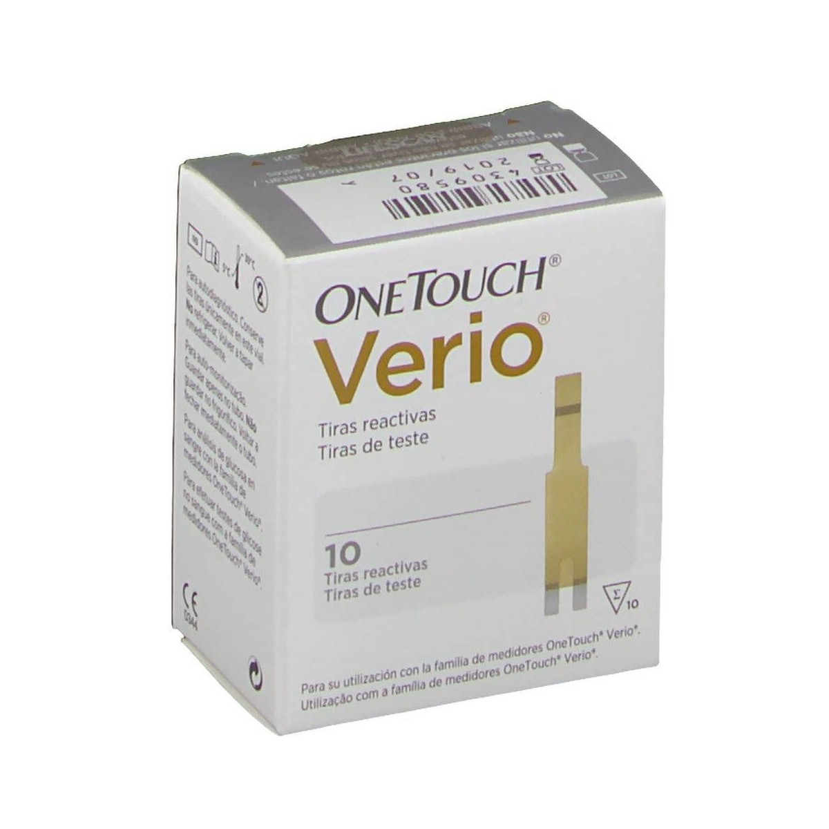 one touch verio 10 tiras