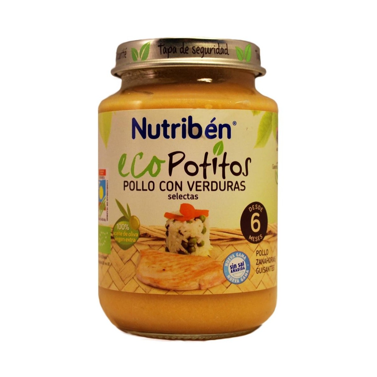 nutriben eco pollo con verduras selectas 200 g