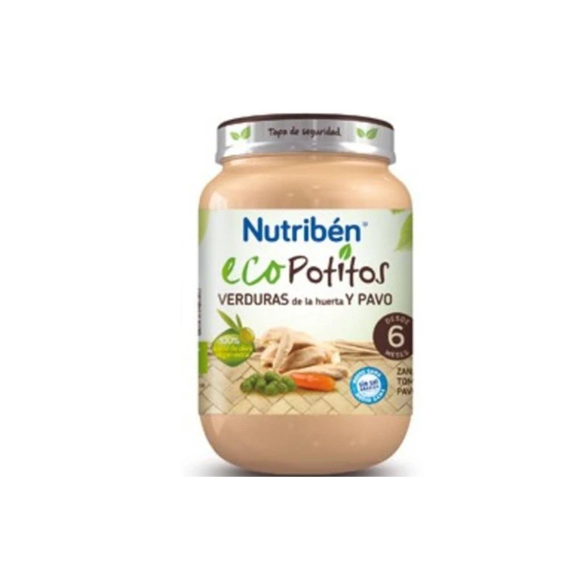 nutriben eco verduras de la huerta y pavo 200 g