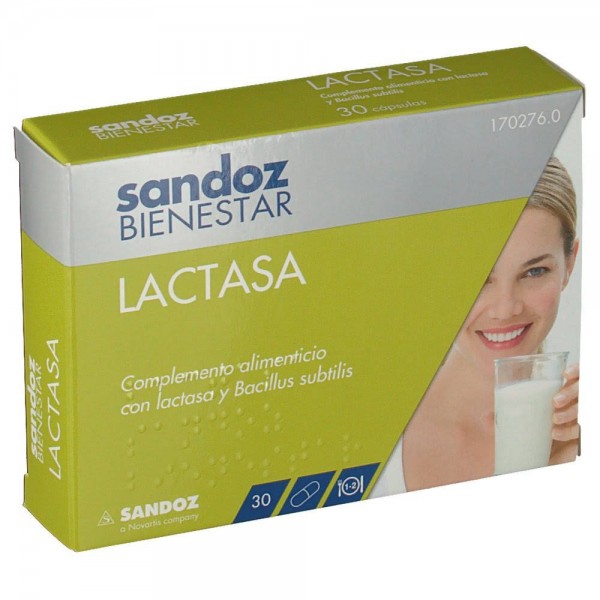 sandoz bienestar lactasa 30 capsulas